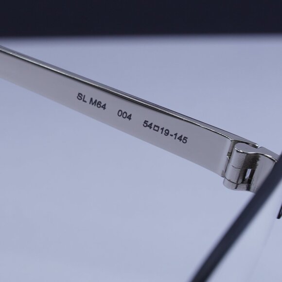 Saint Laurent SL M64 004 Cat Eye Eyeglasses 54mm – Black/Silver - Picture 6 of 10